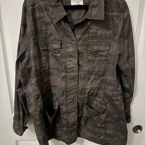 Sonoma Women's Olive Camouflage Utility Jacket